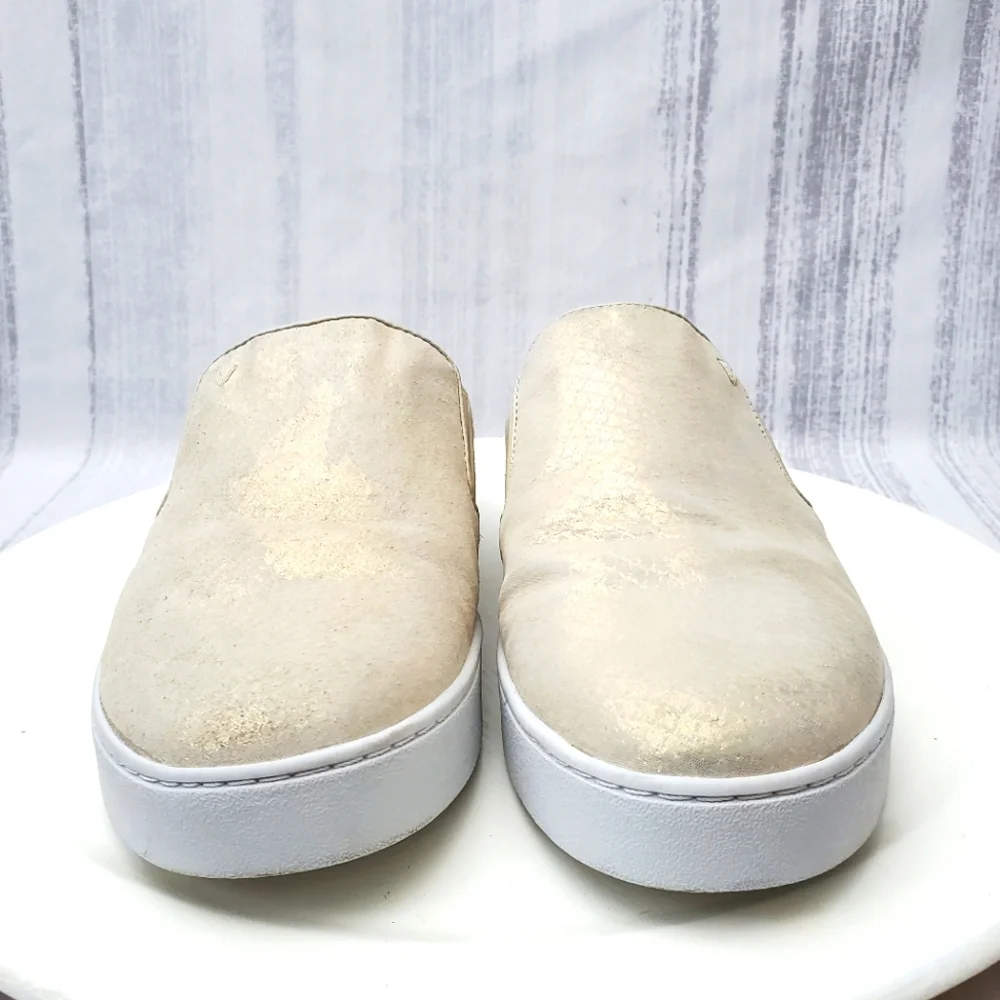 VIONIC Womens Dakota Light Gold Slip On Clog Sneaker Mule Size 8.5 - Picture 3 of 15